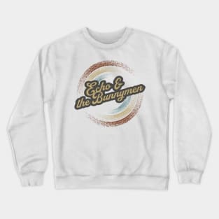 Echo & the Bunnymen Circular Fade Crewneck Sweatshirt